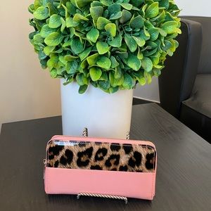 Sasha Leopard Print Detailed Wallet